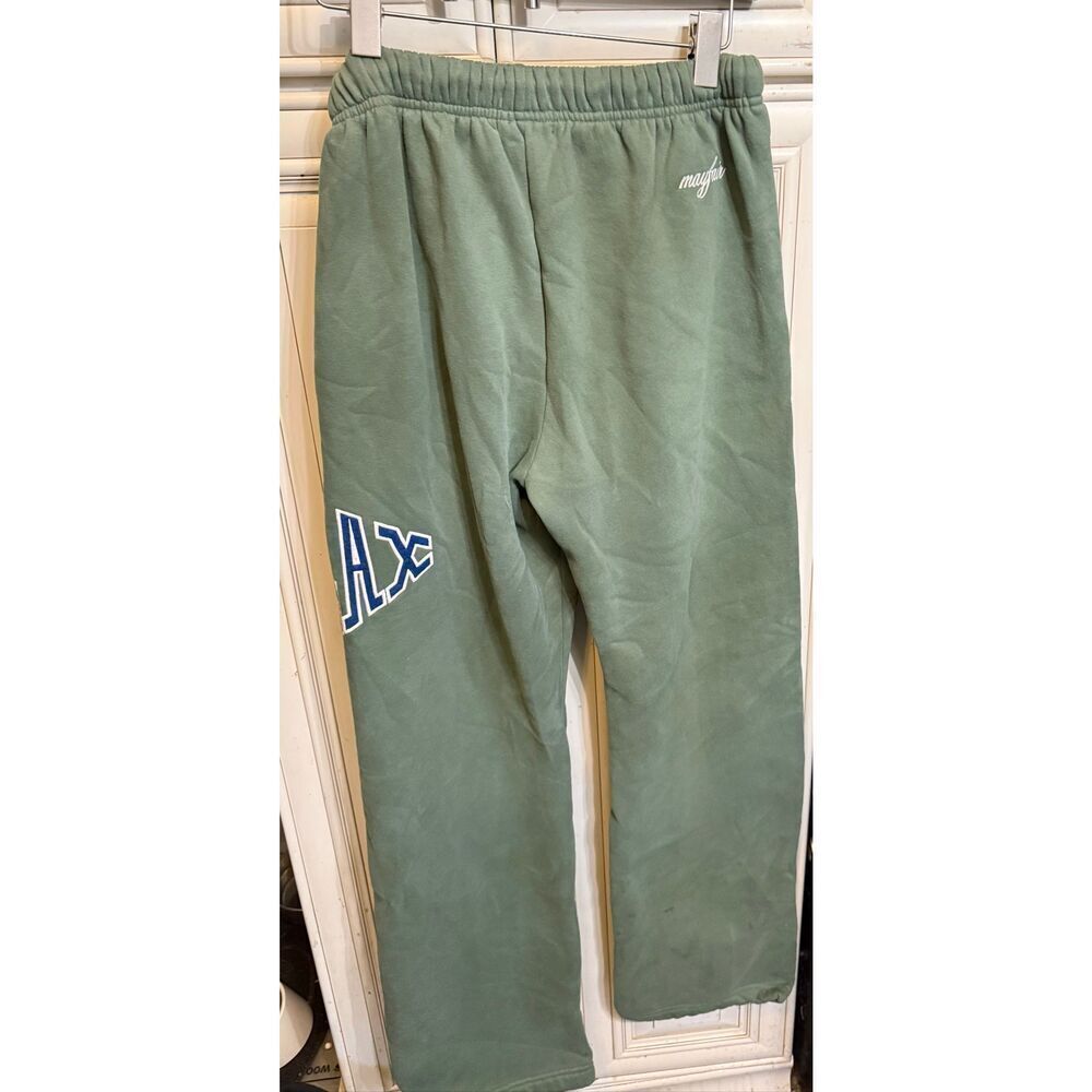The Mayfair Group Women's Scan to Relax Straight Leg Sweatpants Green Small